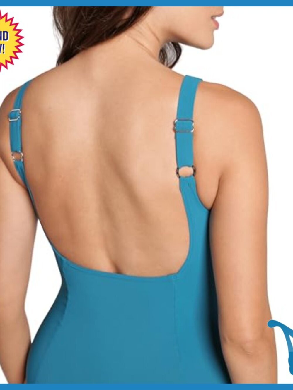 C-Cup Shaping Swimsuit Tummy Control One Piece Power Mesh - Picture 4 of 6